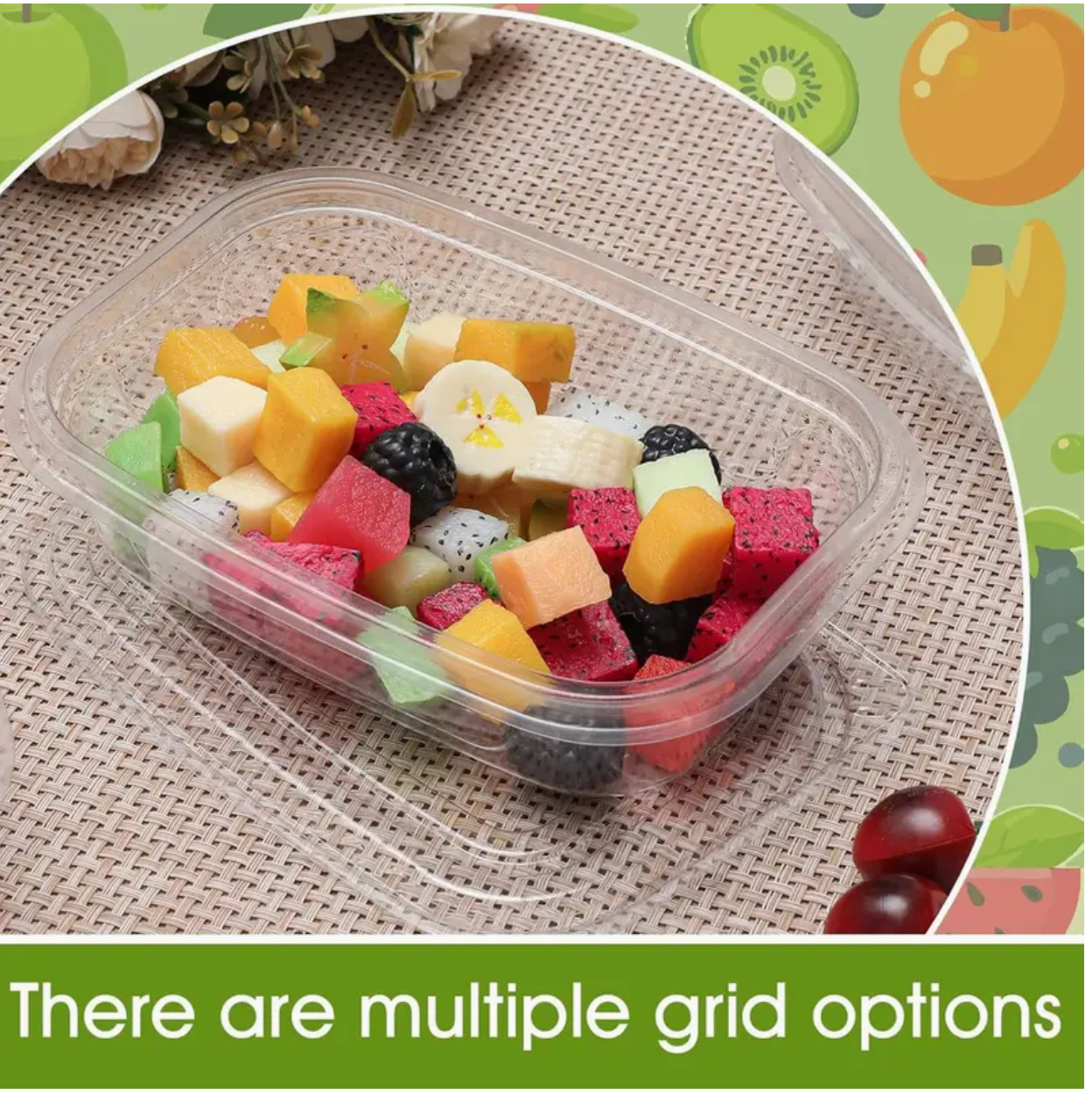 10-Piece Leakproof Food Storage Containers (350ml) with Airtight Lids