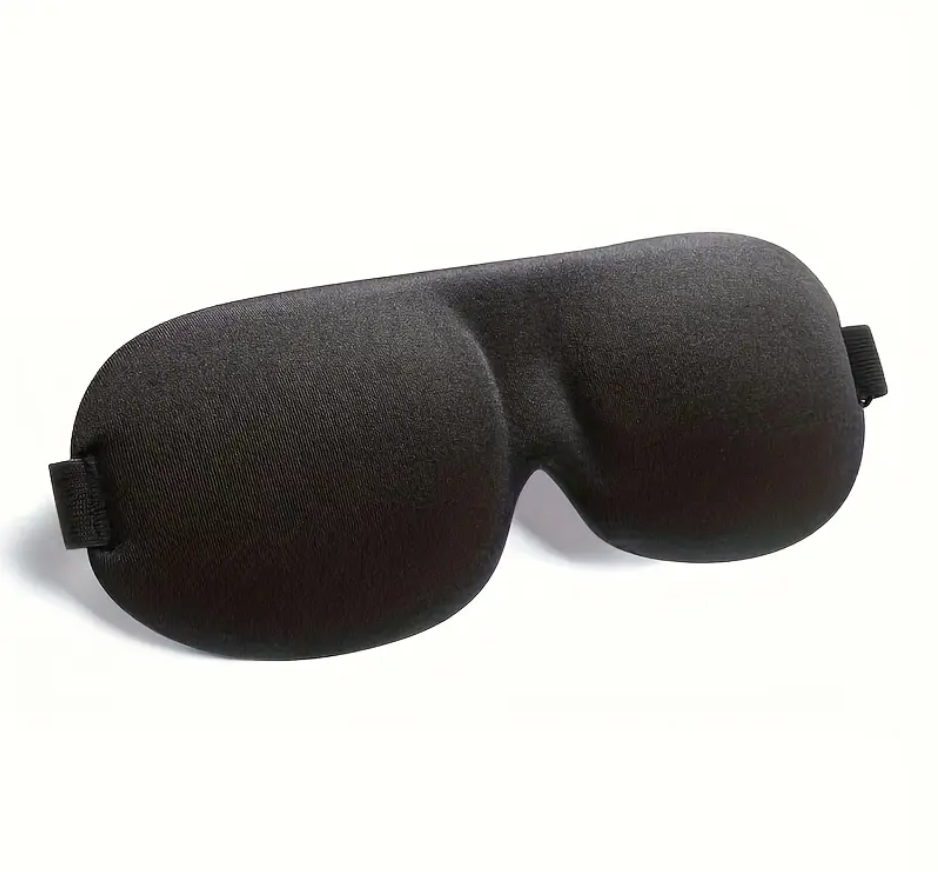 3D Sleep Mask with Blackout Shade – Breathable Travel Eye Mask