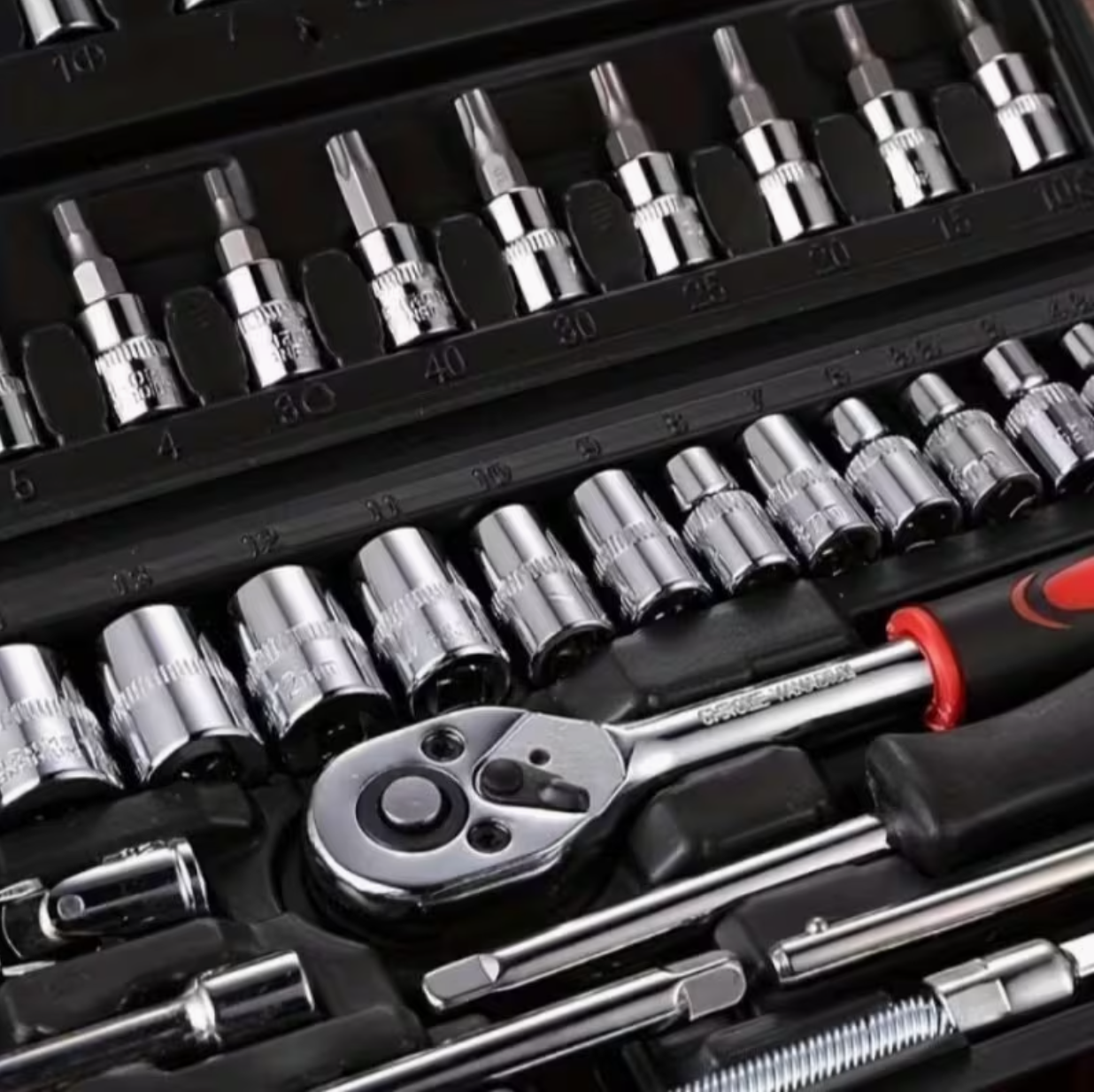 45PCS Heavy Duty Stainless Steel Tool Set – Complete Precision Repair Kit