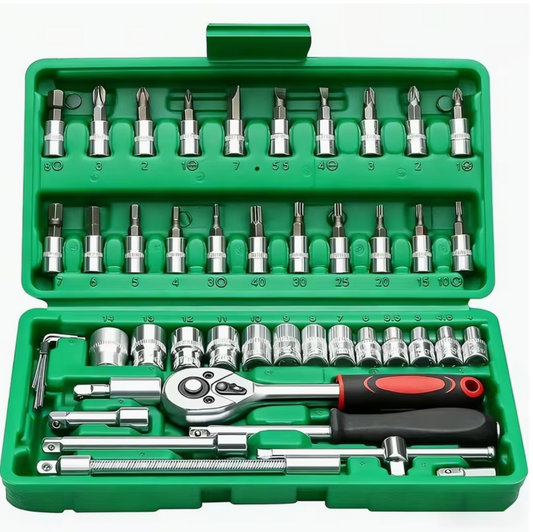 45PCS Heavy Duty Stainless Steel Tool Set – Complete Precision Repair Kit