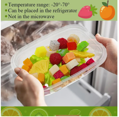 10-Piece Leakproof Food Storage Containers (350ml) with Airtight Lids