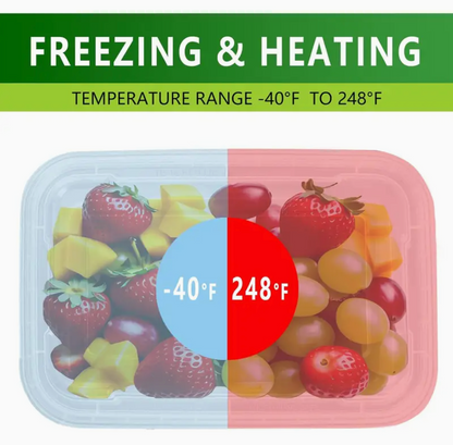 10-Piece Leakproof Food Storage Containers (350ml) with Airtight Lids