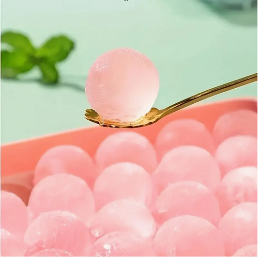 Round Ice Cube Tray with Lid – Food-Grade Ice Ball Mold