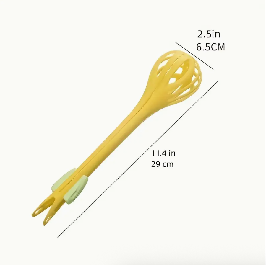 2-in-1 Manual Egg Beater & Handheld Blender for Kitchen