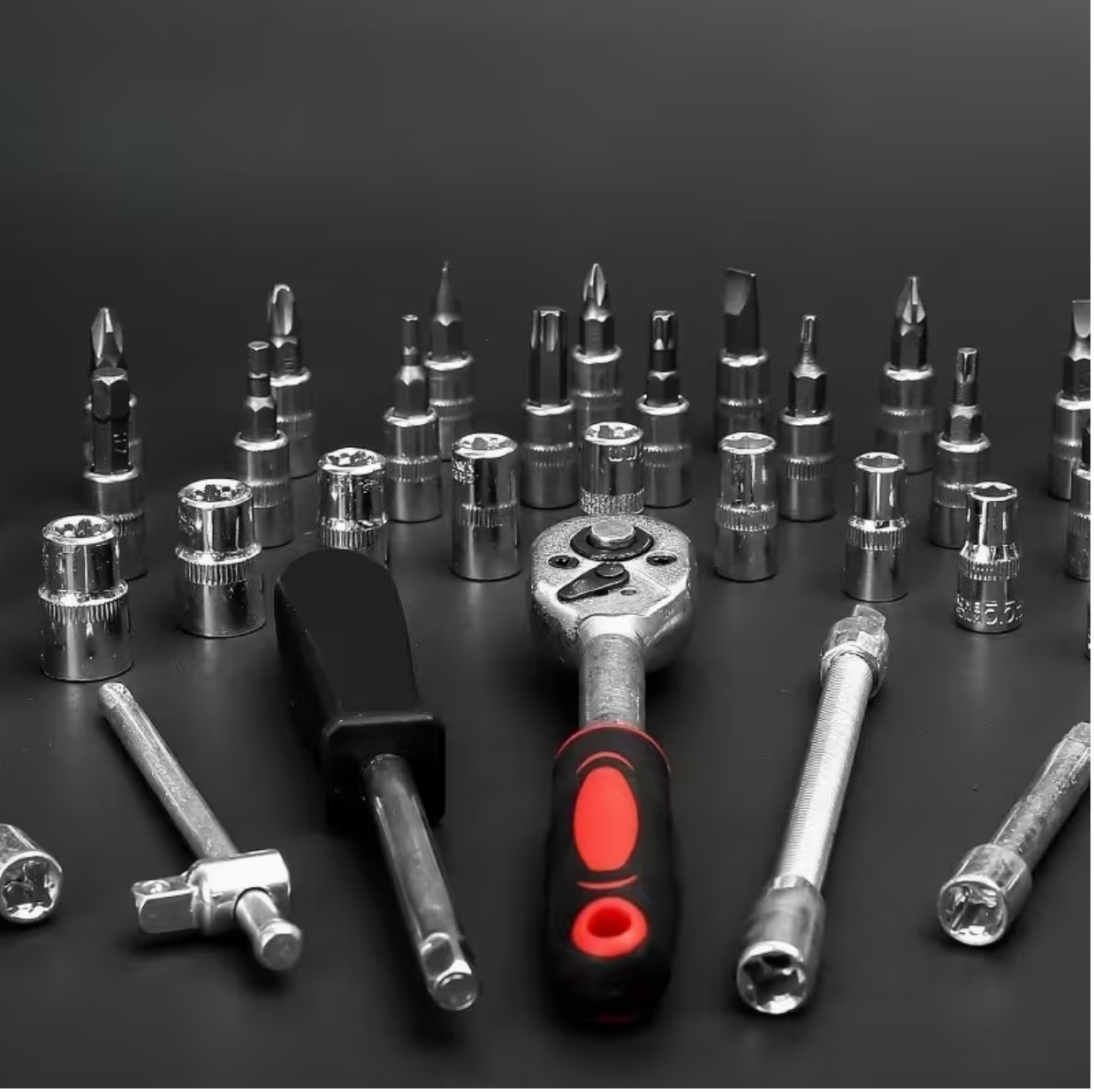 45PCS Heavy Duty Stainless Steel Tool Set – Complete Precision Repair Kit