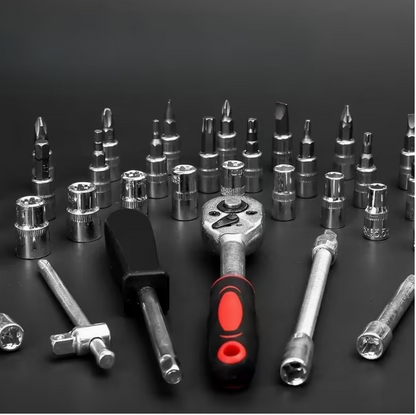 45PCS Heavy Duty Stainless Steel Tool Set – Complete Precision Repair Kit