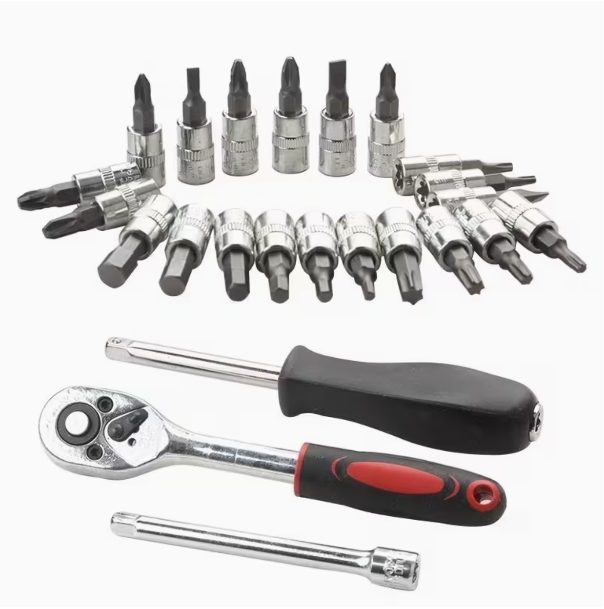 45PCS Heavy Duty Stainless Steel Tool Set – Complete Precision Repair Kit