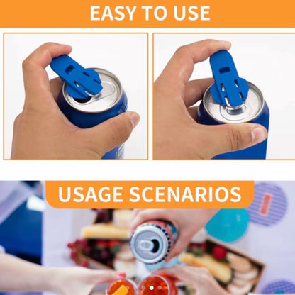 6-Piece Easy Open Can Opener & Drink Can Cover for Travel