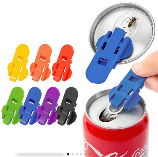 6-Piece Easy Open Can Opener & Drink Can Cover for Travel