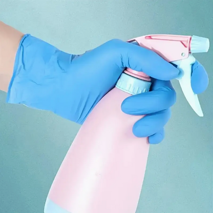 Disposable Nitrile Gloves (8 PCS), Large Size – Waterproof & Anti-Slip