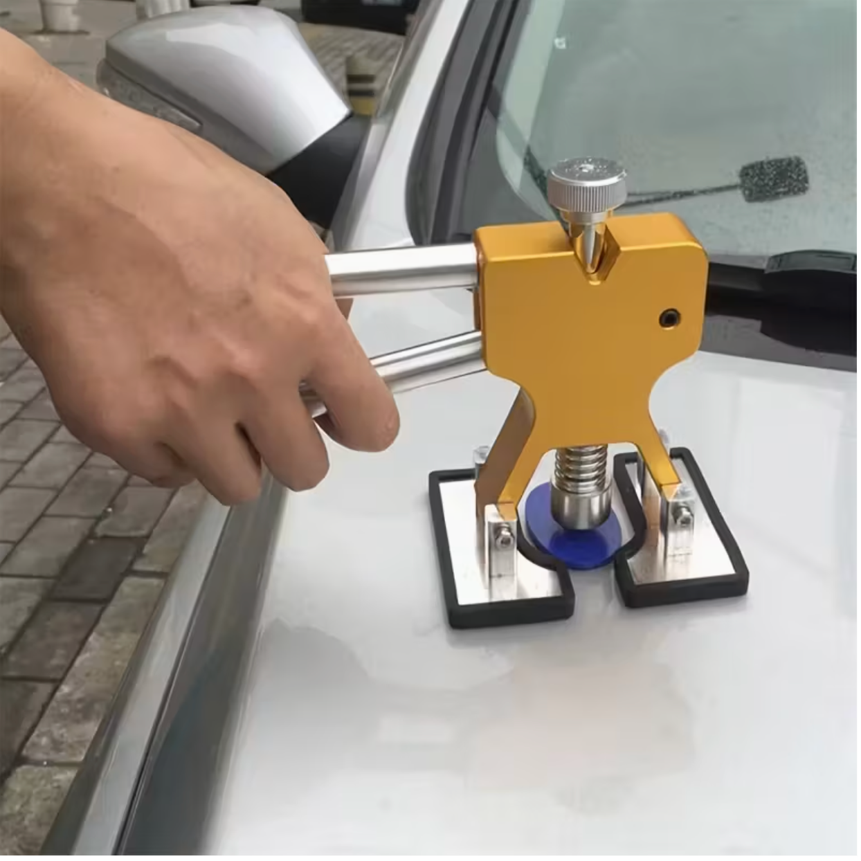 Car Dent Repair Kit – Suction Cup Puller with Buffer Pad