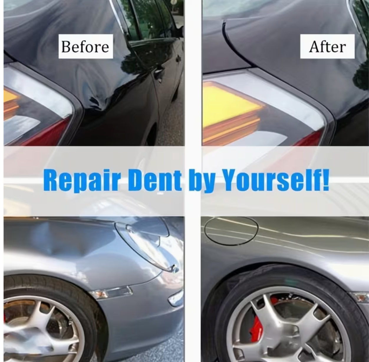 Car Dent Repair Kit – Suction Cup Puller with Buffer Pad