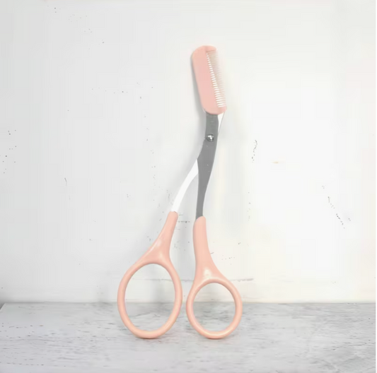 Eyebrow Trimmer with Built-In Comb – Stainless Steel Precision