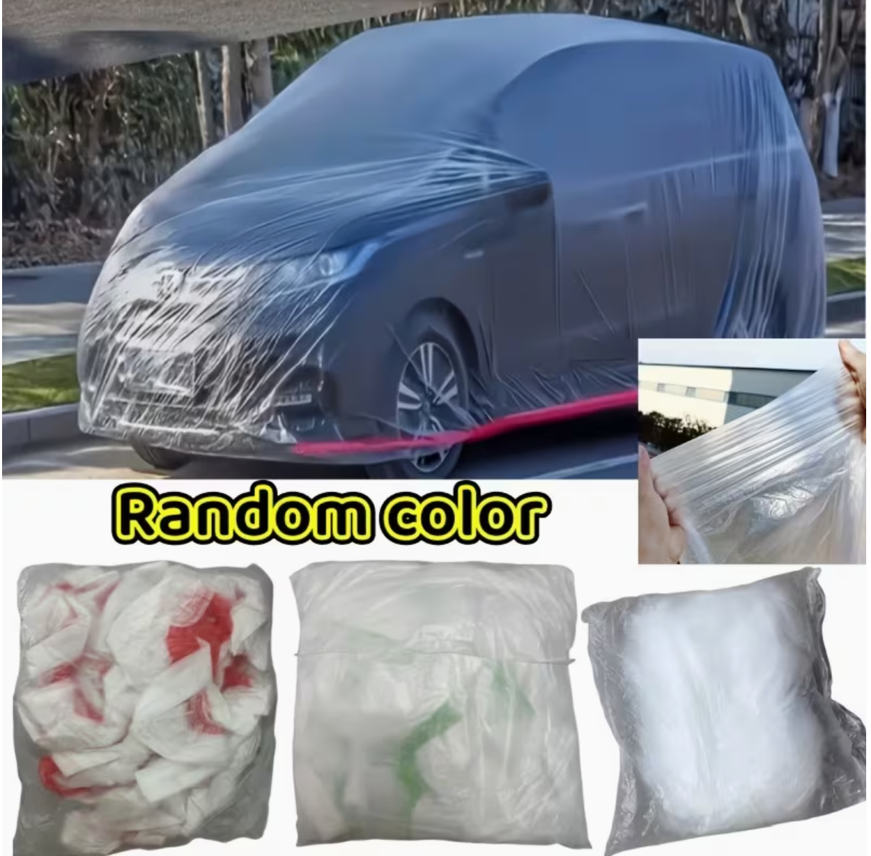 Transparent Car Cover – Full Coverage All-Season Protection