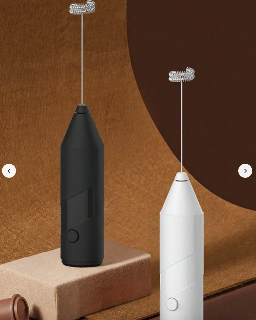 Portable Electric Milk Frother – Handheld Coffee & Latte Mixer