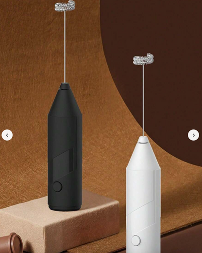 Portable Electric Milk Frother – Handheld Coffee & Latte Mixer