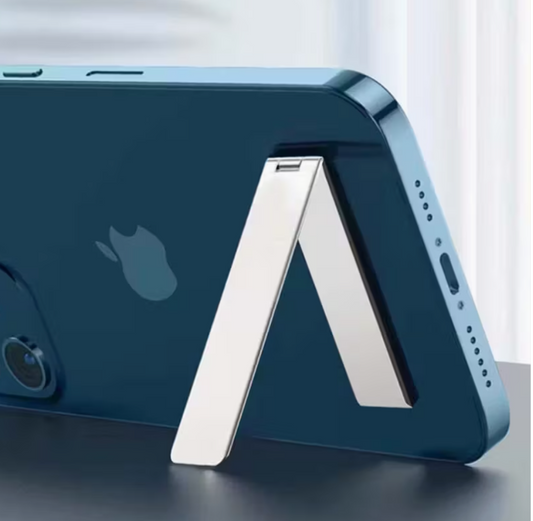 Ultra-Slim Acrylic Phone Stand – Foldable Adhesive Desk Holder