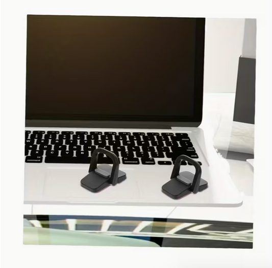 Compact Laptop Cooling Stand – Vertical Desktop & Couch Use