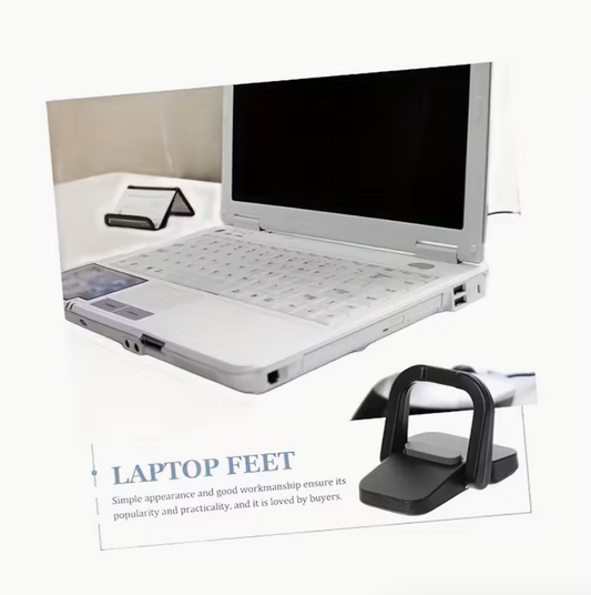 Compact Laptop Cooling Stand – Vertical Desktop & Couch Use